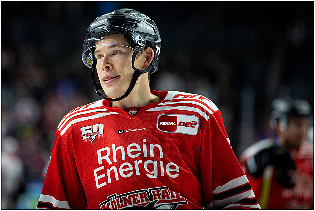PENNY DEL; Koelner Haie- Loewen Frankfurt; Koeln, 01.12.2022